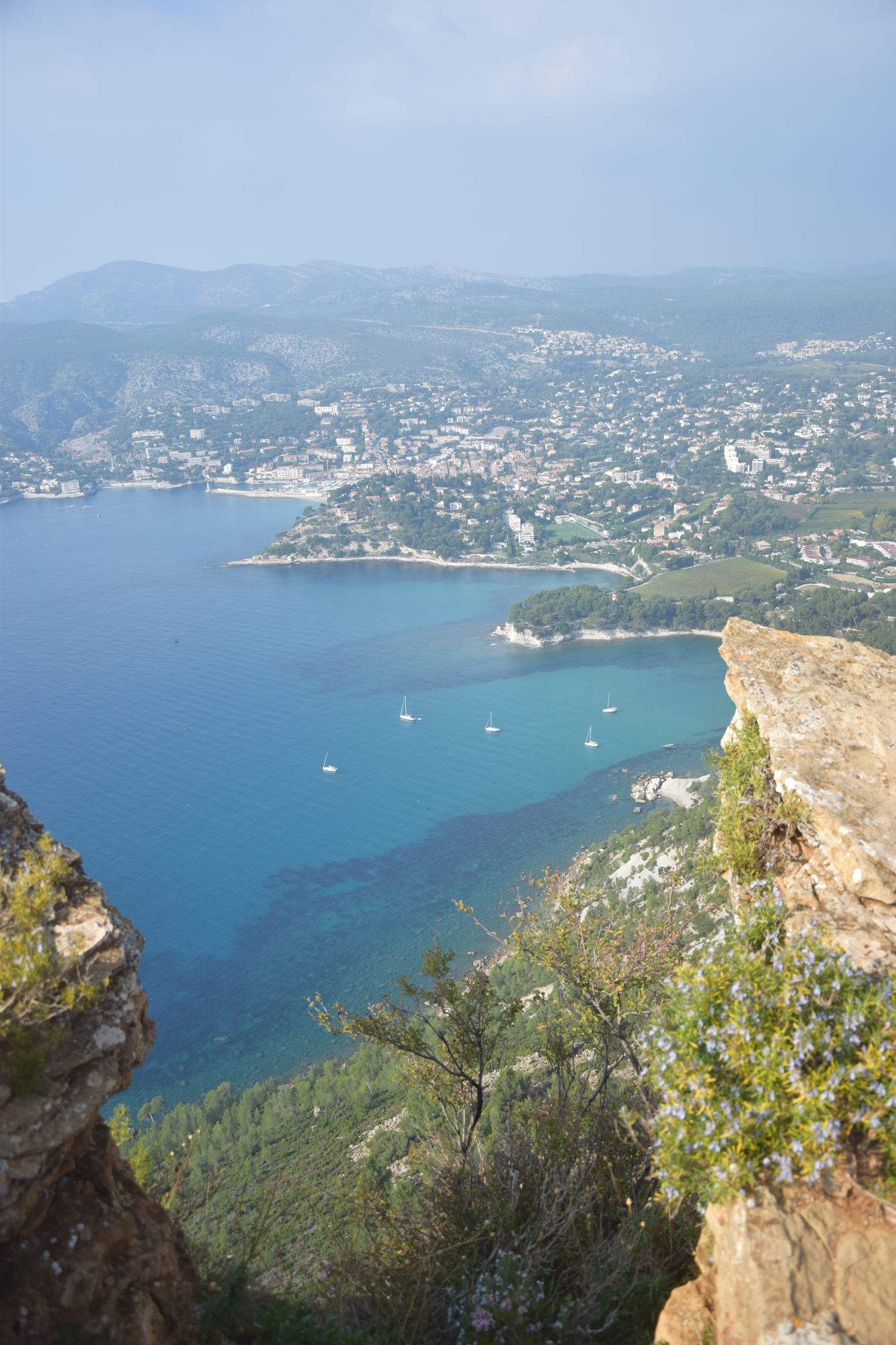 La côte, à l'arrivée